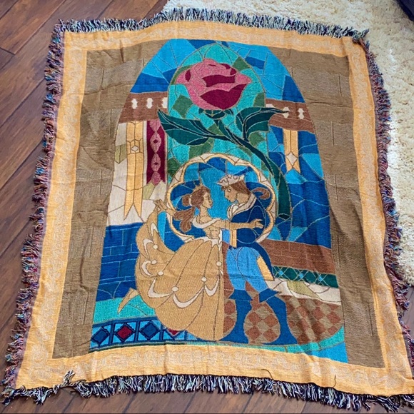Authentic Beauty And the Beast Tapestry